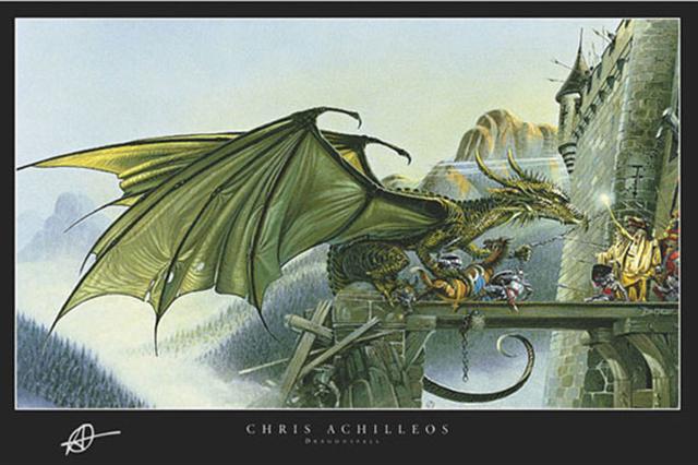 Marcos para cuadros laminas enmarcados, Dragon spell